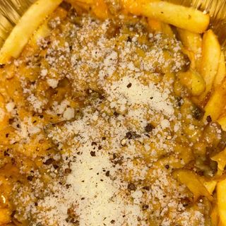 Patata big loca con salsa alla carbonara