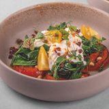 Капрезе с томатами гриль и сыром Страчателла (230 гр.)