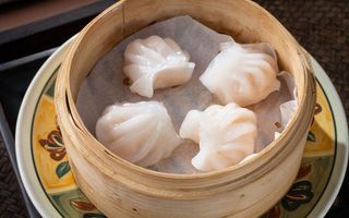 Ravioli di gamberi al vapore虾饺