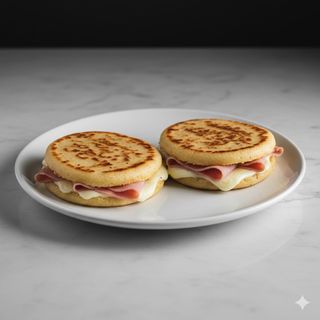 Arepa de Jamon y Queso