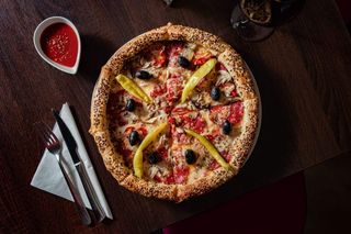 Peperoni pizza + Coca Cola