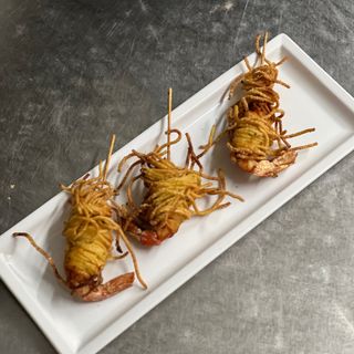 Gamberi in tempura