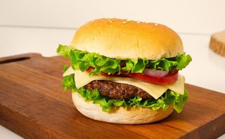 Assiette Hamburger Simple