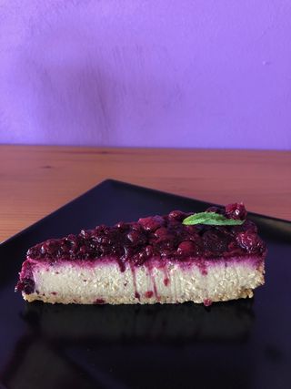 Homemade Wild Berry Cheesecake