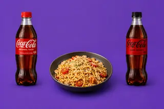 Purple monkey + Coca cola po izboru