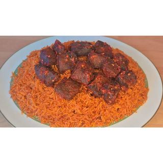 Bunma Jollof Rice with Beef