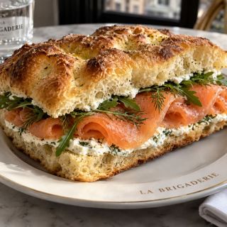 Focaccia Noruega
