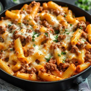 Penne Viande Hachée
