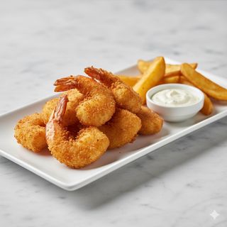 Camarones empanizados