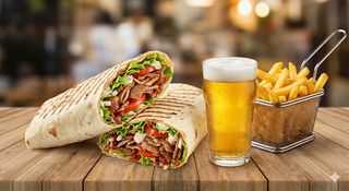 Menù piadina kebab + birra piccola