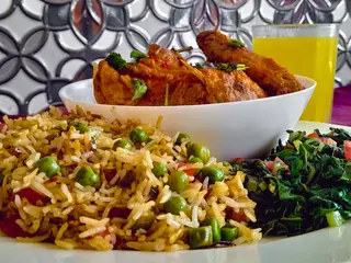 Full Chicken Kienyeji with Rice