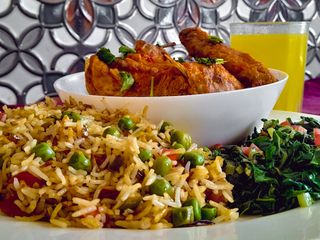 Full Chicken Kienyeji with Rice