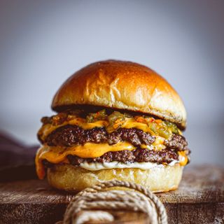 Smashed burger