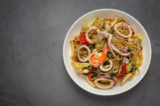 Vermicelles Sautées au Crabe
