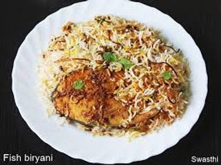 Fish biryani