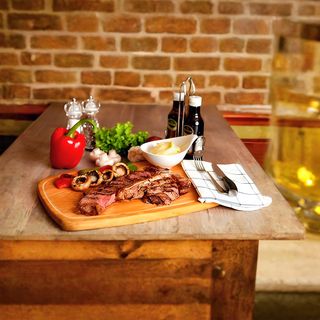 Dry aged t-bone steak