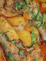 Пиле с картофи (350г)