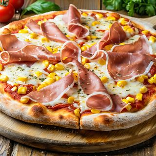 Pizza Prosciutto și porumb