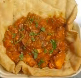 Garlic Mushrooms Poori