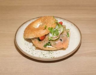 Bagel de Salmão Fumado