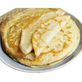 Crepe con ingredientes