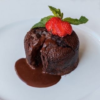 Шоколадный фондан 