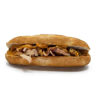 23. Bacon, salsa cajún y cebolla crujiente