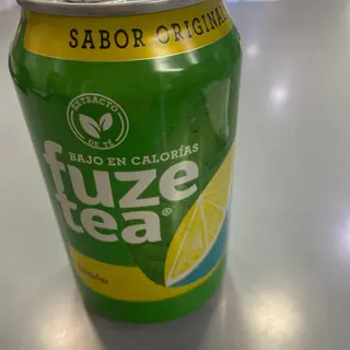 FuzeTéa Negro Limón lata 330ml.