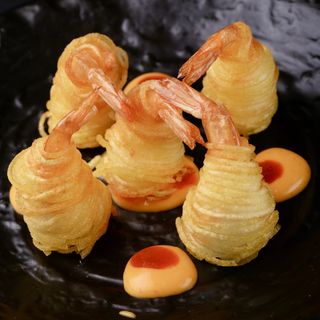 6 Gamberi in laccio di patate 2pezzi