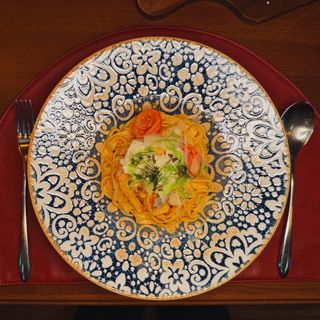 Smoked salmon in white