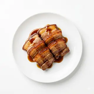Pork Belly With Maple Sauce