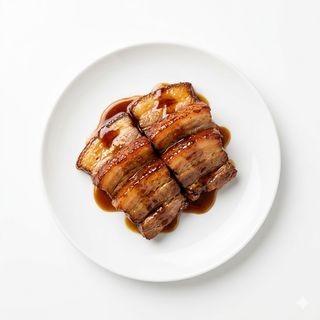 Pork Belly With Maple Sauce