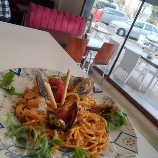 Fetucini mar y monte