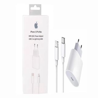 Iphone 20w Ადაპტერი +კაბელი