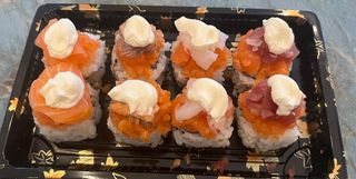92. Uramaki speciale pesce misto crispy 8 pezzi
