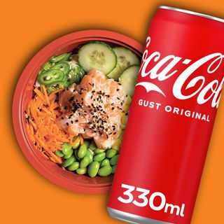Combo: Salmon Cooked Poke Bowl +  Coca Cola Doza 330ml