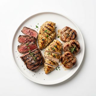 Plato Especial De La Casa Con Carnes Variadas