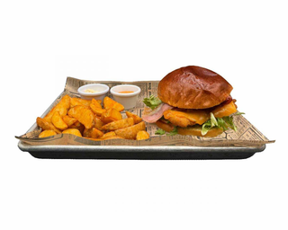 Thai chicken burger