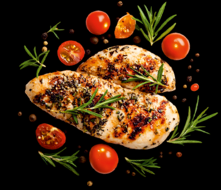 Piept de pui la plită