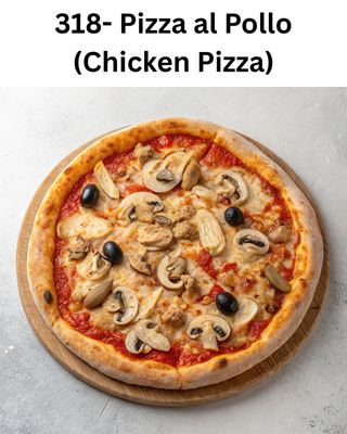 PIZZA AL POFFO (CHICKEN PIZZA)
