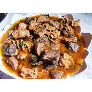 Assorted Pepper Soup with Plantain/Yam