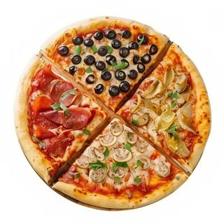 pizza 4 estaciones (32 cm.)