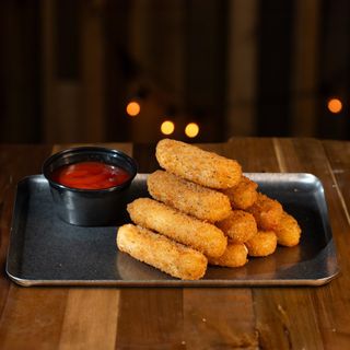 Sticks de Queso Rebozado con Mermelada