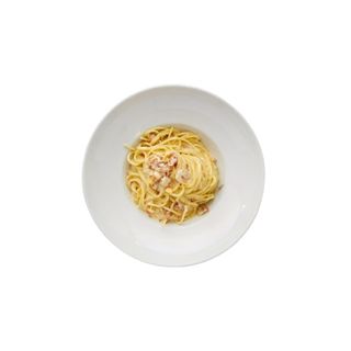 Espaguetis A La Carbonara (Ración)