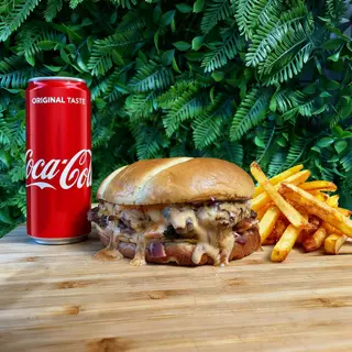 Blue Cheese burger obrok