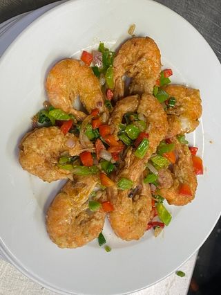 Gambas con sal y pimienta