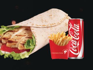 Chicken wrap pollo grill
