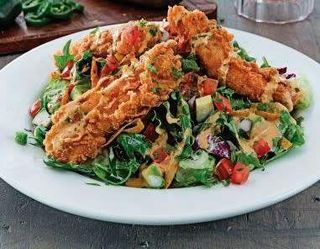 Crunchy Chicken Tenders Salad