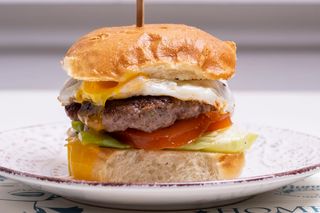 Egg burger