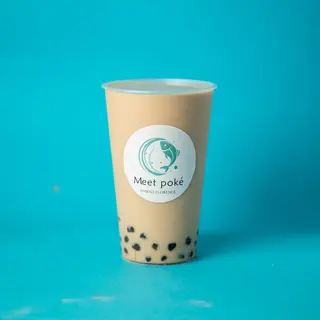 Tè nero al latte con tapioca